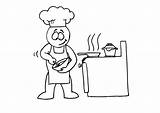 Cooking Coloring sketch template