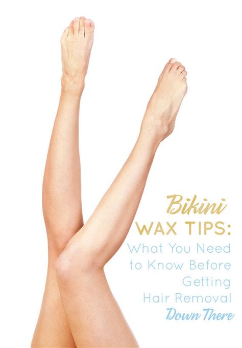 bikini wax tips