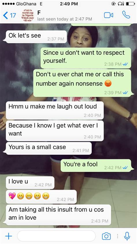 nigerian lady shares chats of lesbian girl begging her for s x on whatsapp photo