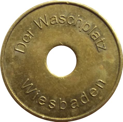 car wash token waschplatz wiesbaden republica federal alemana numista