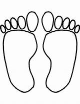 Footprint sketch template