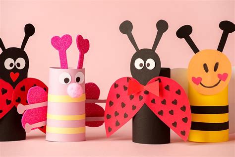 toilet paper tube crafts  springtime bugs  fun