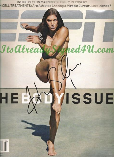 american soccer goalkeeper hope solo nude for espn