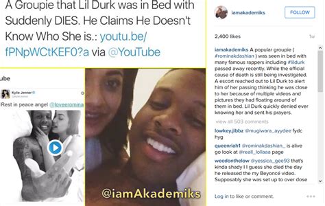 aisha hollywood illuminati groupie on instagram dies after sex with rapper lil durk leading to