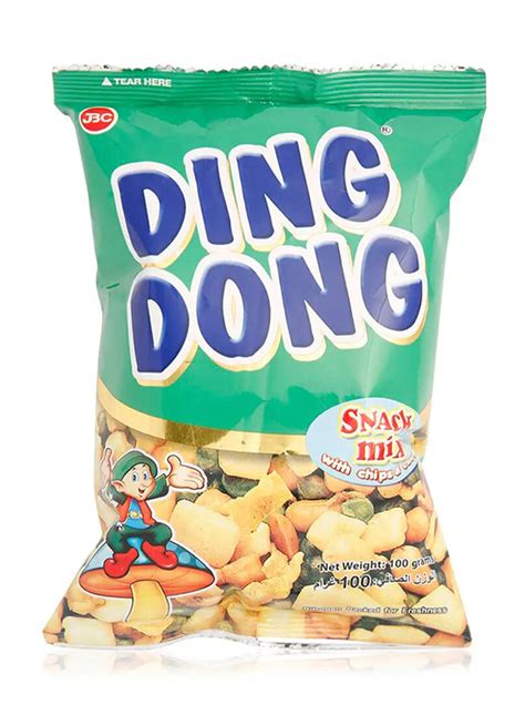 ding dong snack mix with chips and curls 100g dubai