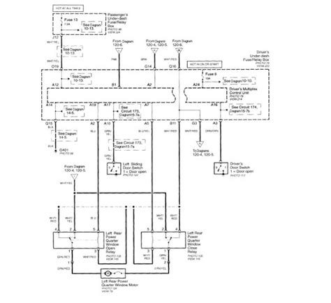 power window switch wiring diagram    detail  master