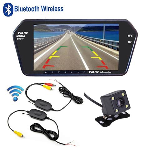 bluetooth wireless car backup camera system  ultra thin monitor mp player usb ebay