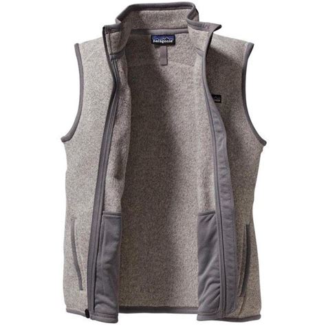 patagonia womens  sweater fleece vest    polyvore featuring outerwear vests