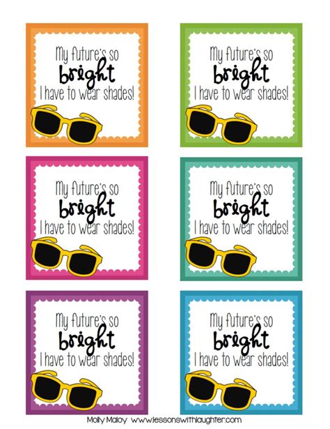 futures  bright sunglass tags student gifts preschool graduation gifts preschool