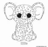 Beanie Coloring Boo Pages Boos Ellie Ty Printable Colorear Para Print Peluches Sheets Info Elephant Book Colouring Party Dragon Color sketch template