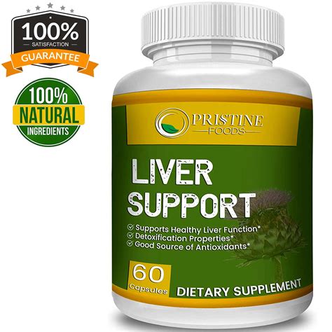 pristine foods liver supplement liver cleanse  milk thistle