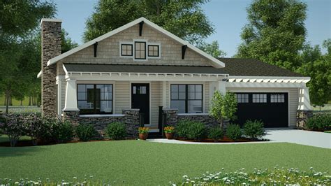 story craftsman style house plans