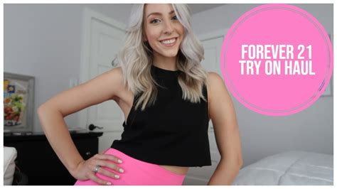 summer try on haul feat forever 21 youtube