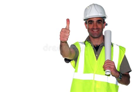 happy construction worker stock photo image  professional