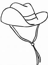 Cowboy Hat Coloring Pages Strings Decorated Wind Color sketch template