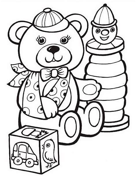 toys coloring pages    print