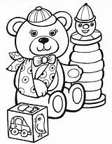 Toys Coloring Pages Coloringtop sketch template