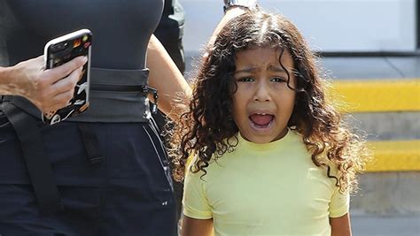 north west seen crying after bowling outing see pic hollywood life