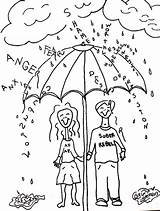 Sober Umbrella sketch template