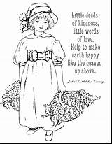 Kindness Coloring Pages Printable Getdrawings Getcolorings sketch template