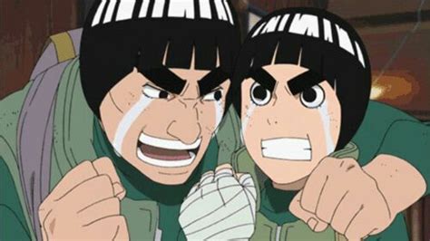 Guy And Rock Lee Guy Sensei Anime Anime Expressions