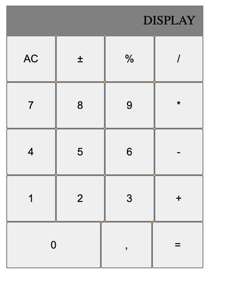 html calculator layout  css stack overflow