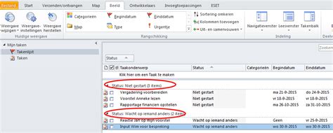 microsoft outlook takenlijst nooit meer iets vergeten