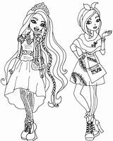 Ever After High Coloring Poppy Holly Hair Pages Printable Star Print Darlings Color Template Kids Pintar Ohair Book Popular sketch template