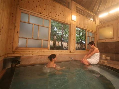 Bathing In The Onsen At The Mikawaya Ryokan In Hakone Japan