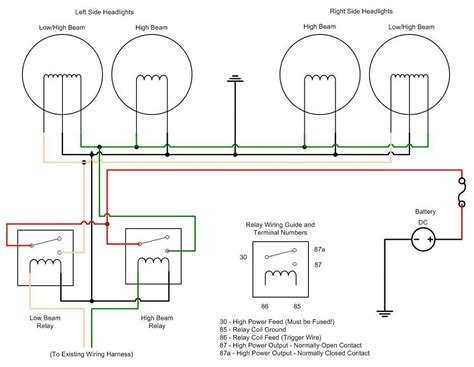 pin headlight wiring diagram