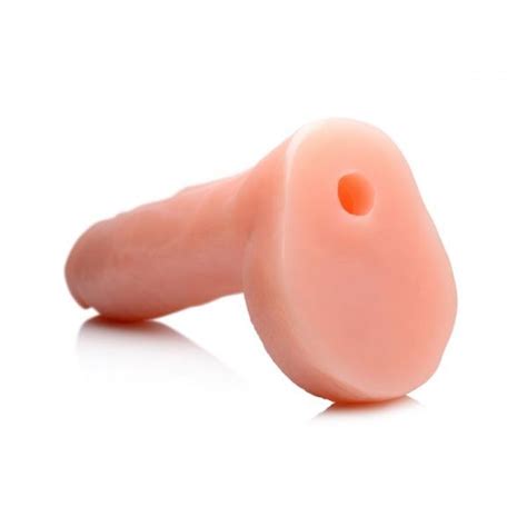 Lovebotz 10 Inches Cock Lock Dildo With Balls Beige On
