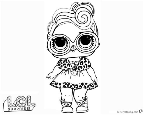 lol surprise doll coloring pages dollface  printable coloring pages