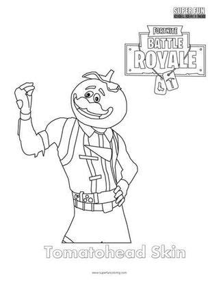 tomatohead skin coloring page fortnitebr fortnite coloring pages