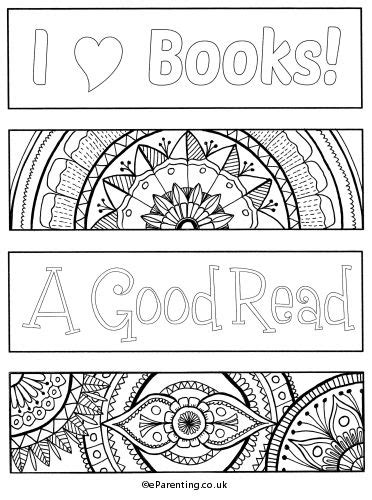 printable bookmarks  colour coloring bookmarks  printable