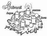 Advent Coloring Pages Connor sketch template