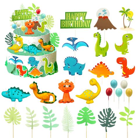 happy birthday cake topper dinosaur dinosaur cake topper printable