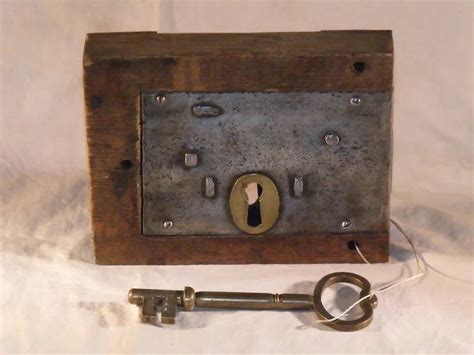 Superb 18th Century English Door Lock With Original Key