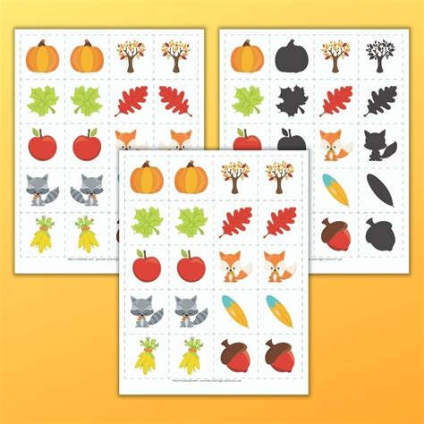 printable matching cards fillable form