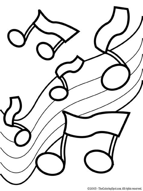 notes coloring page  audio stories  kids  coloring