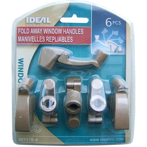 ideal security bronze fold  window crank handles  pack skb   home depot