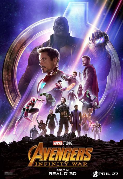 avengers infinity war posters released