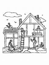 Coloring Building House Construction Drawing Job Pages Colouring Coloringsun Kids Printable Sun Books Dream Jobs Print Paintingvalley Button Using Make sketch template