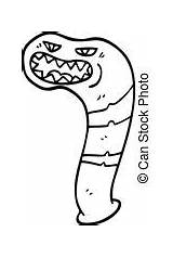 Line Leech Drawing Monster Cartoon sketch template