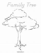 Coloring Tree Family Pages Library Clipart Line sketch template