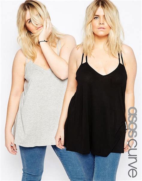 asos curve  ultimate cami  pack save   asoscom  size outfits  size