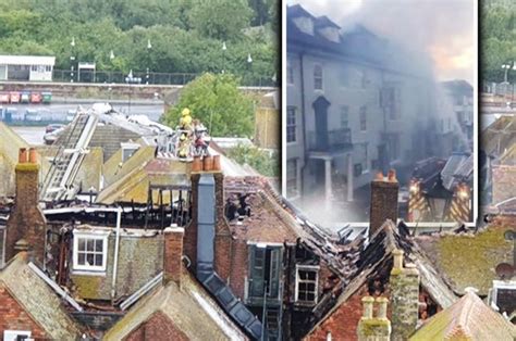 rye fire crew scramble to blaze at award winning brit pub the george