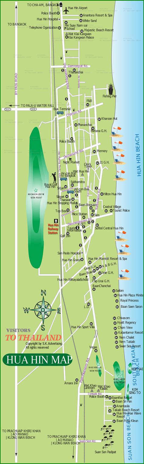 prachuap town map