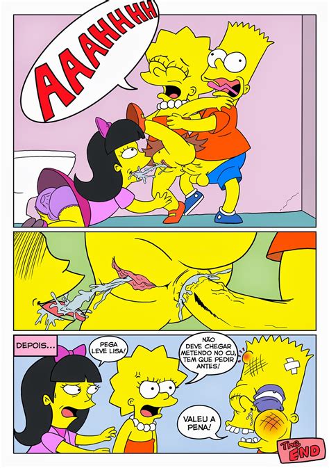 bart e lisa simpsons sexo na escola quadrinhos eróticos revistasequadrinhos free online