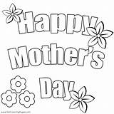 Happy Coloring Pages Mothers Mother Color Printable Getcolorings Getdrawings sketch template