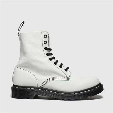 dr martens white black  pascal bw boots shoefreak